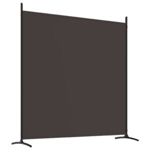 4-panelový paraván hnedý 698x180 cm látkový - eshop