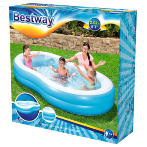 Bestway Rodinný bazén veľká lagúna 262x157x46 cm - eshop