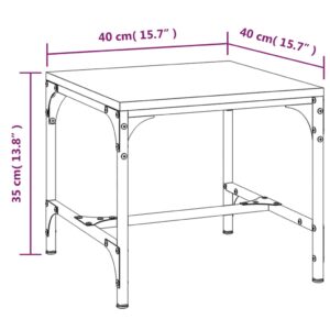 Produkt  Bočný stolík dub sonoma 40x40x35 cm spracované drevo