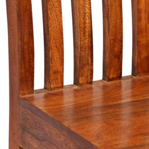 Jedálenské stoličky 2 ks, drevený masív s medovým náterom Obrázok