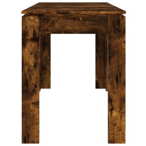 Fotka  Jedálenský stôl dymový dub 120x60x76 cm kompozitné drevo