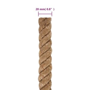 Jutové lano 25 m dlhé 20 mm hrubé - eshop