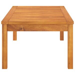 Konferenčný stolík 100x50x33 cm masívne akáciové drevo Foto