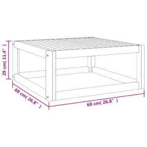 Konferenčný stolík 68x68x29 cm akáciový masív - predaj