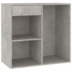 Kozmetická skrinka, betónovo sivá 80x40x75 cm, kompozitné drevo Produkt