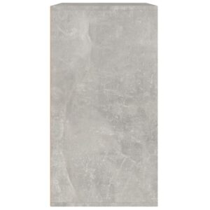 Kozmetická skrinka, betónovo sivá 80x40x75 cm, kompozitné drevo - predaj
