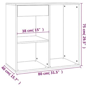 Produkt  Kozmetická skrinka, biela 80x40x75 cm, kompozitné drevo