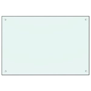 Kuchynská zástena, biela 90x60 cm, tvrdené sklo Produkt