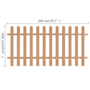 Fotka  Latkový plot, WPC 200x100 cm