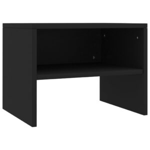 Nočný stolík čierny 40x30x30 cm drevotrieska Produkt