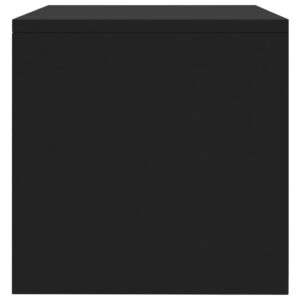 Fotka  Nočný stolík čierny 40x30x30 cm drevotrieska