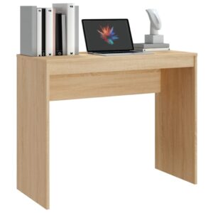 Písací stôl, dub sonoma 90x40x72 cm, kompozitné drevo Obrázok