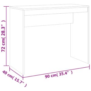 Produkt  Písací stôl, dub sonoma 90x40x72 cm, kompozitné drevo