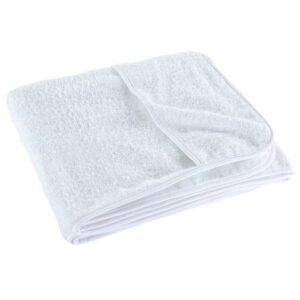 Fotka  Plážové uteráky 2 ks biele 75x200 cm látka 400 GSM