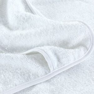 Plážové uteráky 2 ks biele 75x200 cm látka 400 GSM - predaj