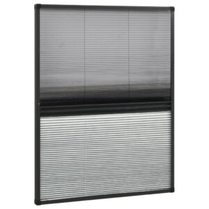 Plisovaná okenná sieťka proti hmyzu s roletou hliník 80x100 cm Produkt