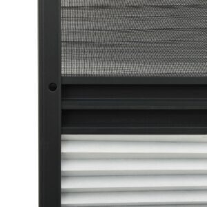 Plisovaná okenná sieťka proti hmyzu s roletou hliník 80x100 cm - eshop