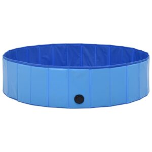 Skladací bazén pre psov modrý 120x30 cm PVC Obrázok