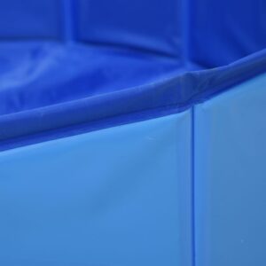 Skladací bazén pre psov modrý 120x30 cm PVC - eshop