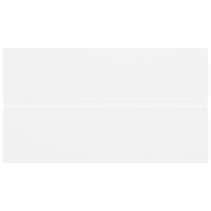 Fotka  Skrinka pod umývadlo, biela 80x38,5x45 cm, kompozitné drevo