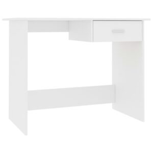 Stôl biely 100x50x76 cm drevotrieska Produkt