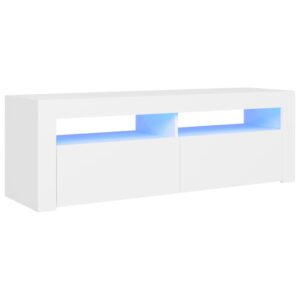 TV skrinka s LED svetlami biela 120x35x40 cm Produkt