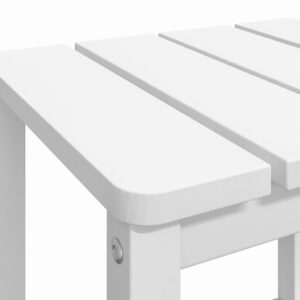 Záhradný stôl Adirondack biely 38x38x46 cm HDPE - eshop