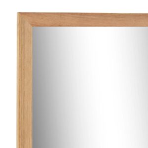 Fotka  Zrkadlo do kúpeľne masívne orechové drevo 60x12x62 cm