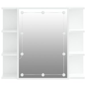 Produkt  Zrkadlová skrinka s LED biela 70x16,5x60 cm
