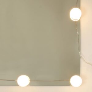 Zrkadlová skrinka s LED sivý dub sonoma 90x31,5x62 cm - eshop