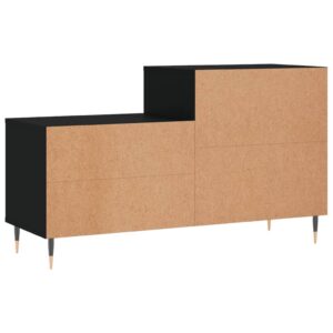 Botník čierny 102x36x60 cm spracované drevo - eshop