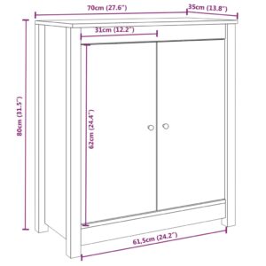 Produkt  Komoda 70x35x80 cm borovicový masív