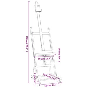 Produkt  Stojan 55x53,5x178 cm masívny buk