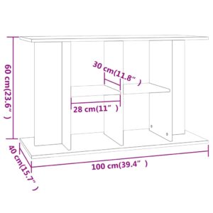 Produkt  Stojan na akvárium betónový sivý 100x40x60 cm kompozitné drevo