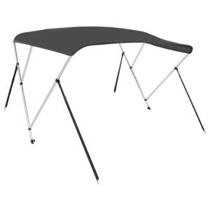 Fotka  Strieška Bimini s 3 oblúkmi, antracitová 183x140x137 cm