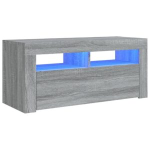 TV skrinka s LED svetlami sivý dub sonoma 90x35x40 cm Produkt