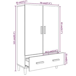 Produkt  Vysoká skrinka lesklá biela 70x31x115 cm spracované drevo