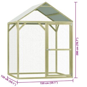 Kurín 1,5x1,5x2 m, oceľ - predaj