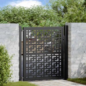 Garden Gate Black 105x106 cm Oceľový kríž Design