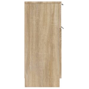 Produkt  Komoda dub sonoma 30x30x70 cm spracované drevo