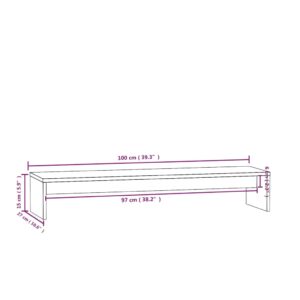 Produkt  Stojan na monitor 100x27x15 cm masívna borovica