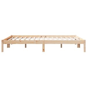 Fotka  Extra dlhá posteľ bez matraca 160x220 cm masívna borovica
